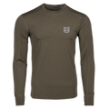 BATTLEGROUND MERINO CREW 180G - Loden / XXL