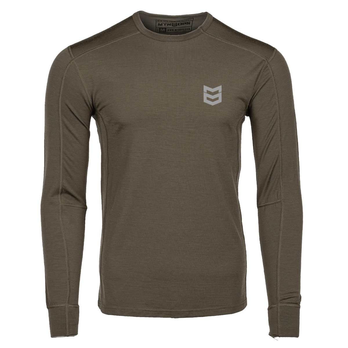 BATTLEGROUND MERINO CREW 180G - Loden / XXL