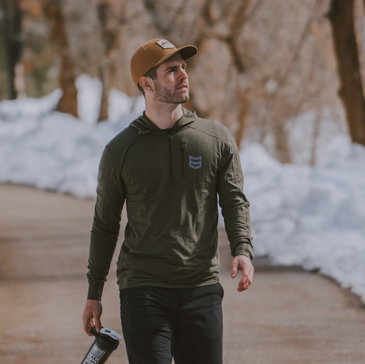 BATTLEGROUND MERINO HOODIE 180G - XS ONLY