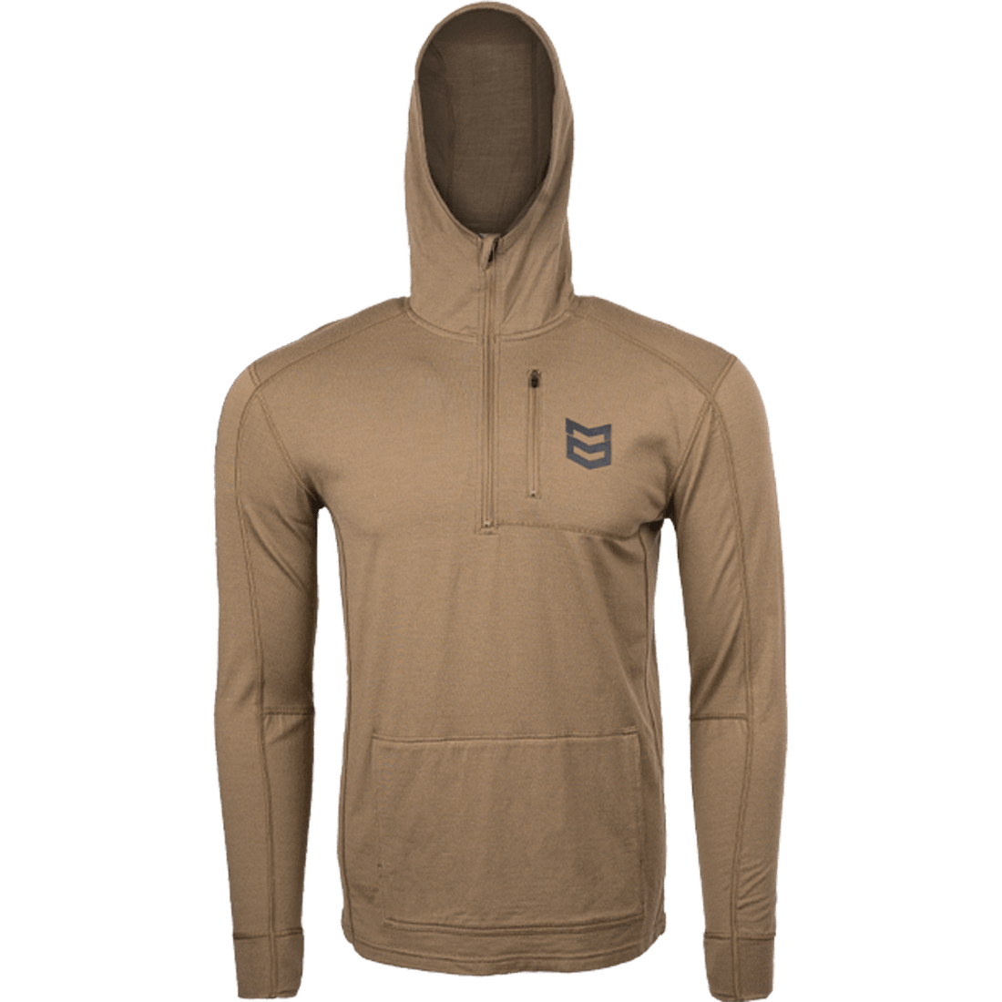 BATTLEGROUND MERINO HOODIE 260G - Brush / 3XL