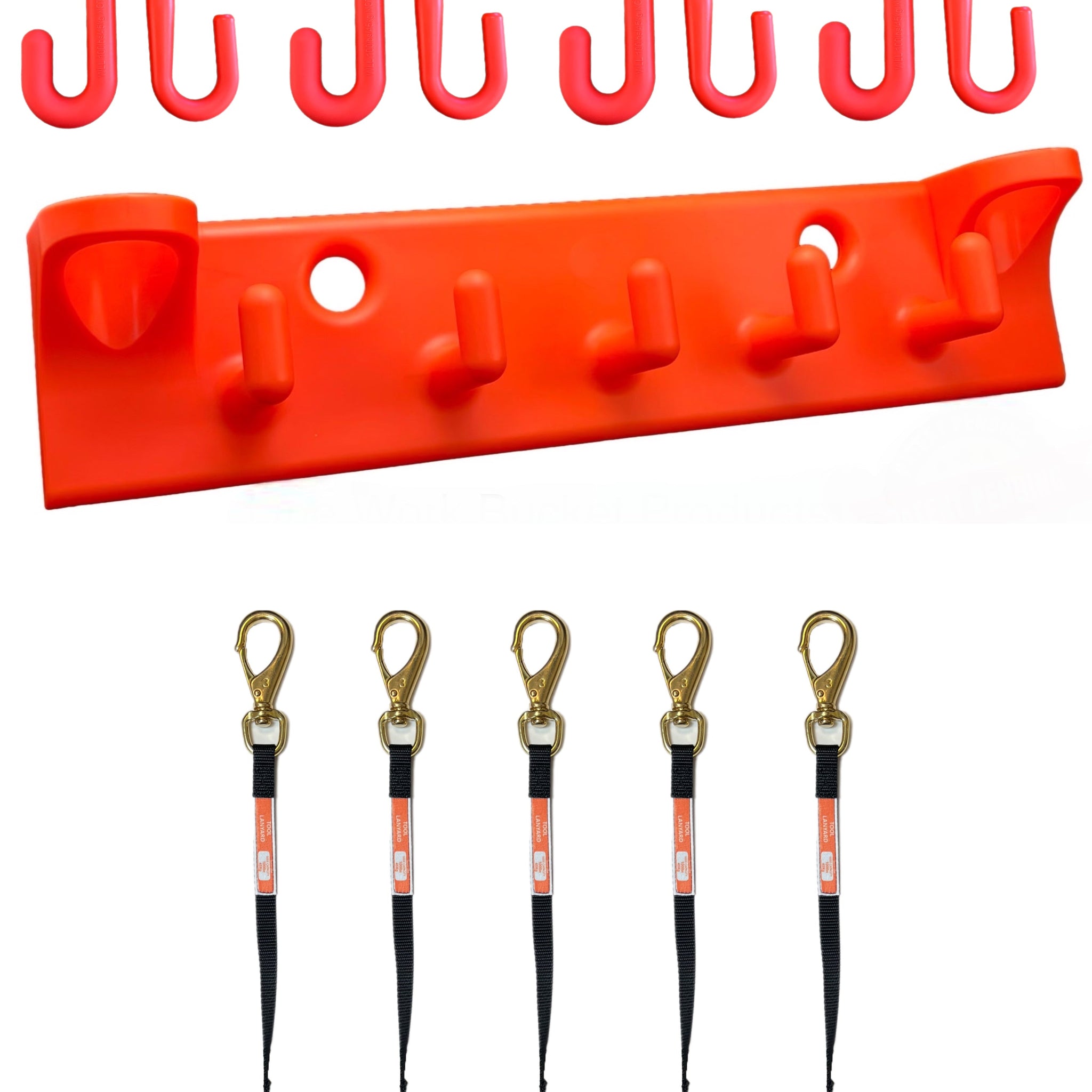Blanket Hook Efficiency Bundle - (1x Big Rack, 4x 3" Blanket Hooks, 5x HD Lanyards)