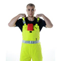 EXTREME GORE-TEX PYRAD® CAT 3 FR/ARC Rated Breathable High Visibility Rainwear Bib Trouser Yellow/Black