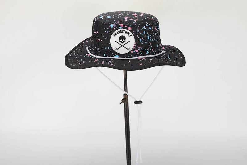 Load image into Gallery viewer, Black Paint Bucket Hat
