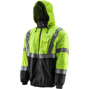 Hi-Viz Yellow Bomber Jacket
