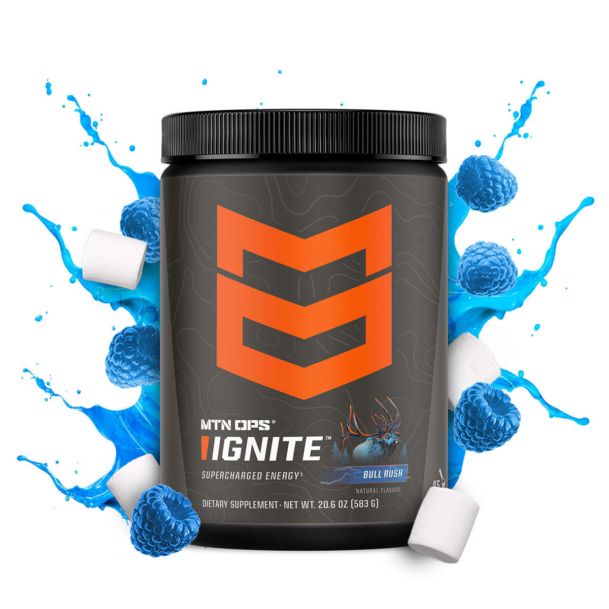 IGNITE - Bull Rush / Tub - 45 Servings