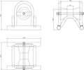 Cable laying rollers