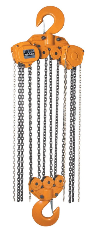 MAGNA Lifting Products 15 Ton Chain Hoist, 20 ft. Lift CH150020