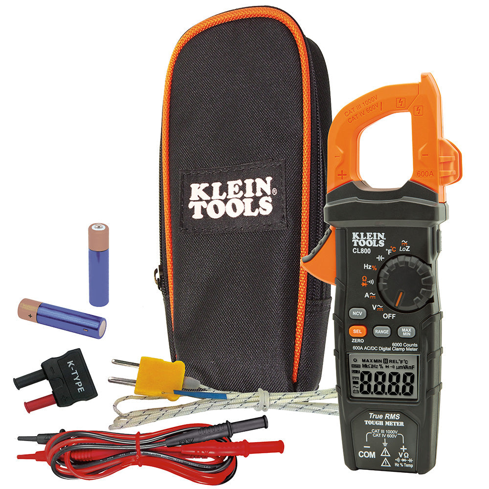 Klein Digital Clamp Meter AC/DC Auto-Ranging (94-CL800)