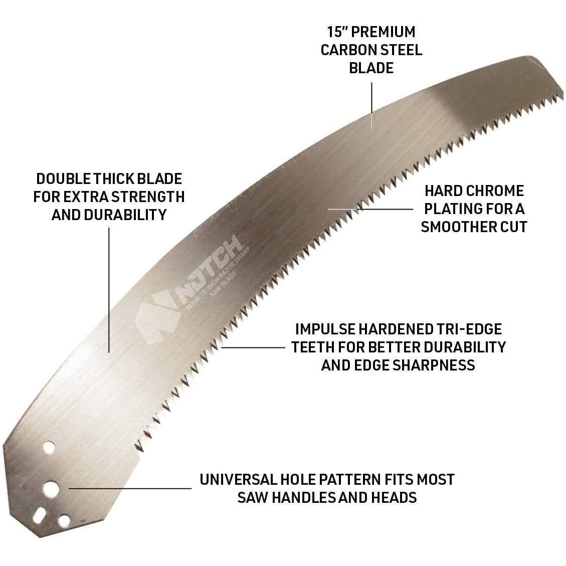 Notch 18' Fiberglass Pole Saw Set - product image 4