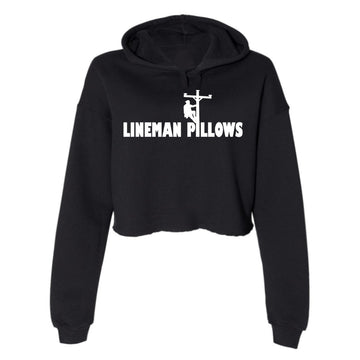 Lineman Pillows Women's Crop Hoodie