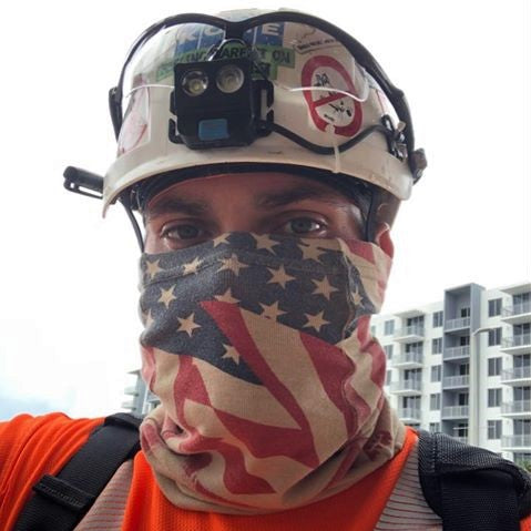 Load image into Gallery viewer, American Flag FR Face Muffler
