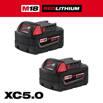 M18  REDLITHIUM  XC5.0 Extended Capacity Battery Two Pack