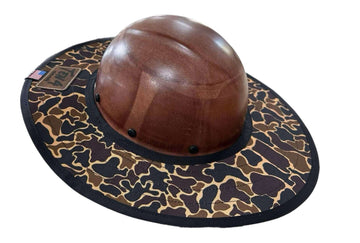 D- Duck Camo Hard Hat Sun Shade Visor – Water-Resistant Worksite Visor for Full Brim & Kask Hard Hats
