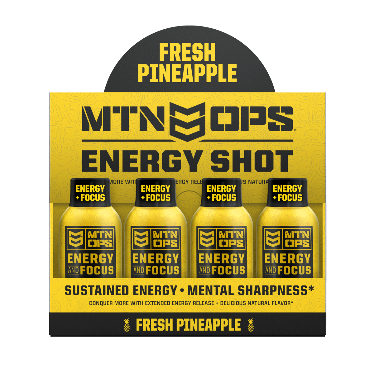 ENERGY SHOT (12 PACK) - Pineapple