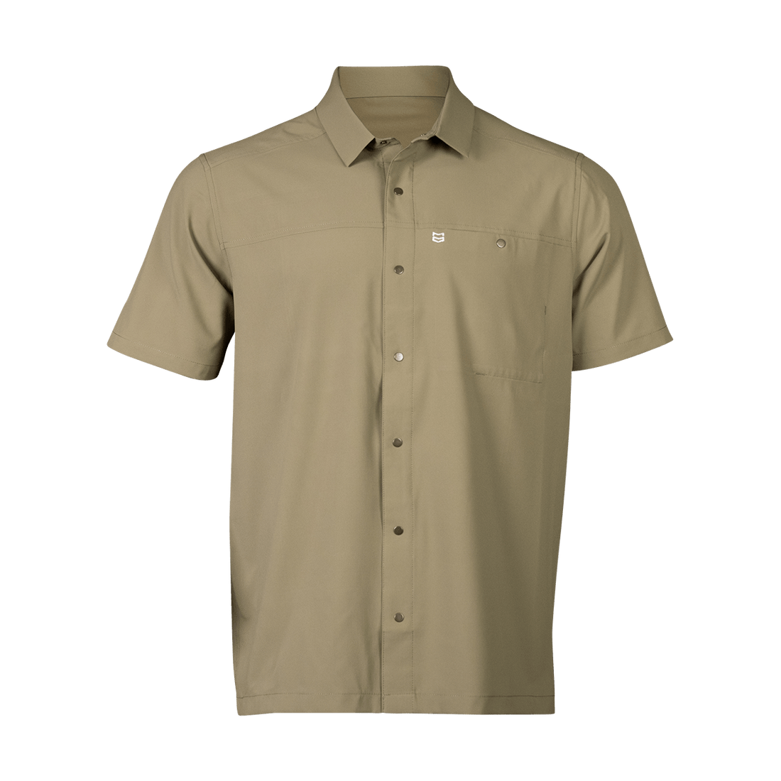 FIELD LITE BUTTON TEE - Loden / XXL