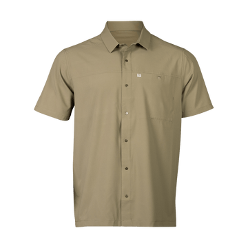 FIELD LITE BUTTON TEE - Loden / XXL