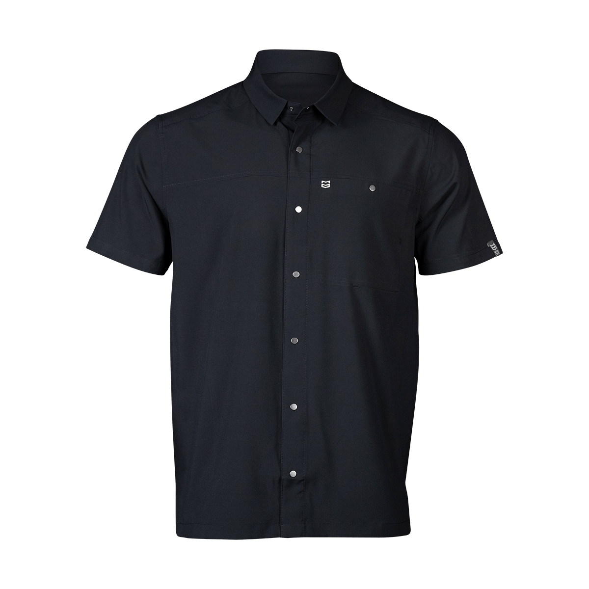 FIELD LITE BUTTON TEE - Black / 3XL