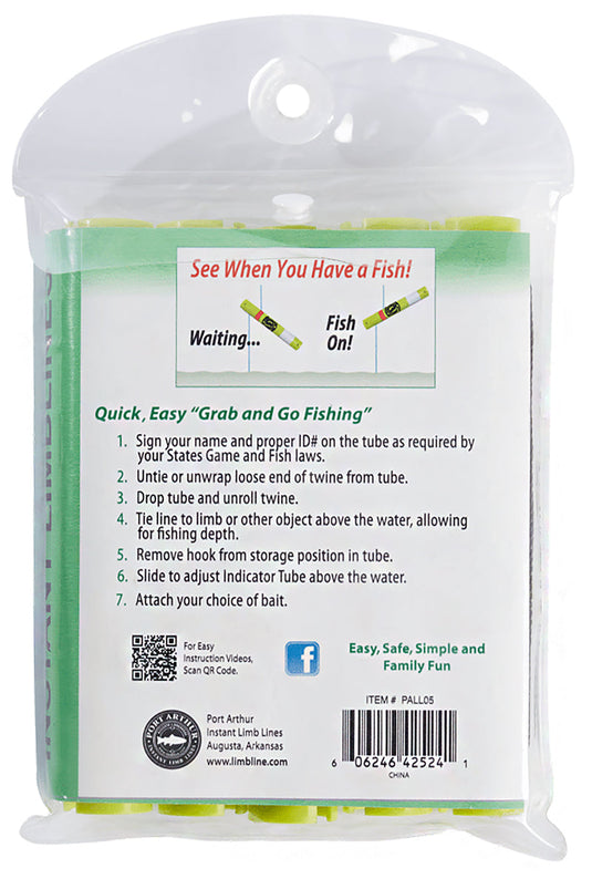 Port Arthur Instant Limb Lines 5-Pack Auto Fishing Device