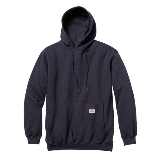 FR2102NV Rasco FR Navy Pullover Hoodie, CAT 2, NFPA 2112 - FRONT