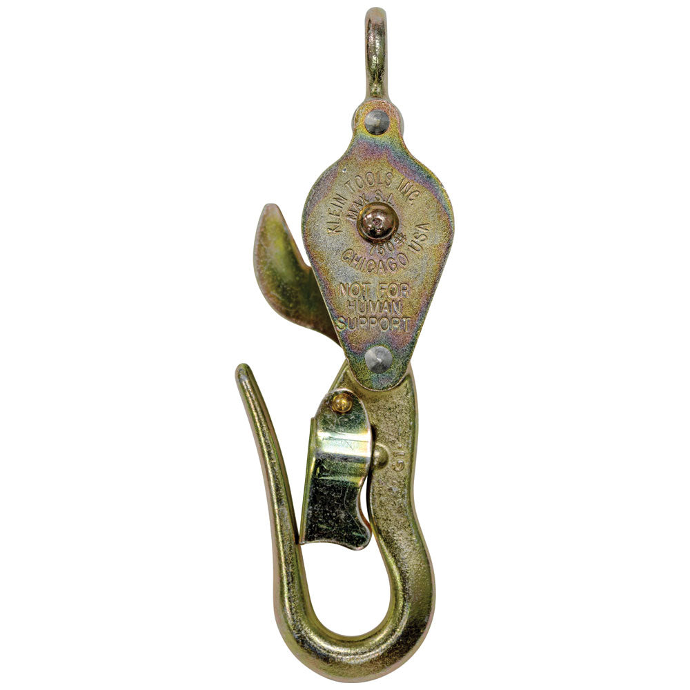Klein Tools H1802-30 Block and Tackle, Blocks 267/268, Anchor Hook 258