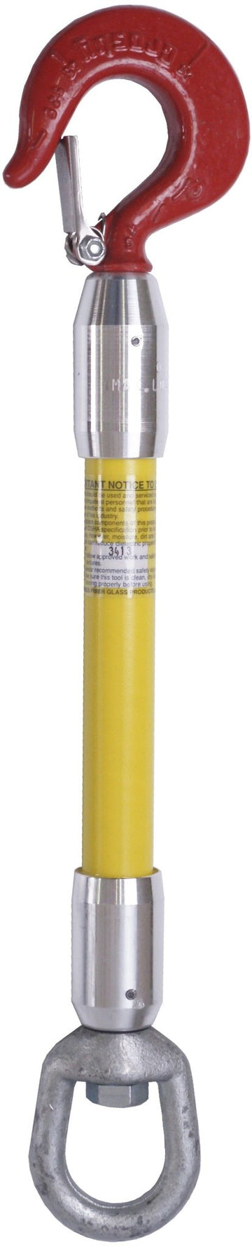 Hastings 6" Strap Hoist Isolating Link w/Hot Stick - 3413