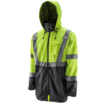 Hi-Viz Yellow Parka Jacket