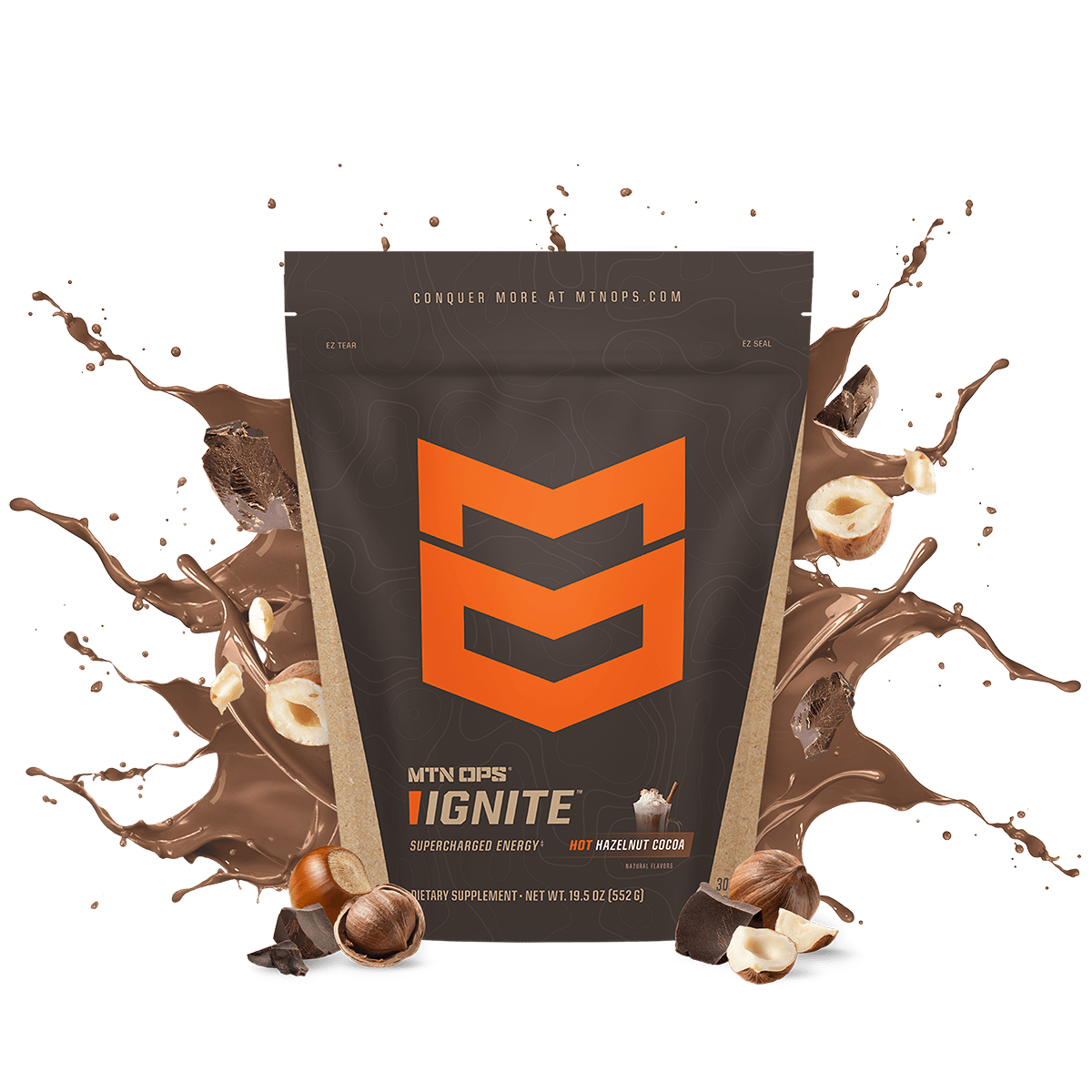 HOT IGNITE - Hazelnut Cocoa / Pouch - 30 Servings