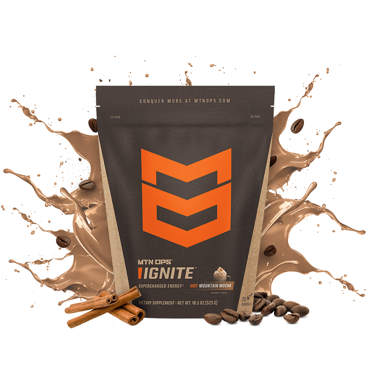 HOT IGNITE - Mountain Mocha / Pouch - 30 Servings
