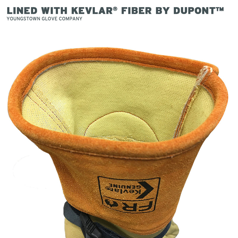 Load image into Gallery viewer, Youngstown 12&quot; Cut Resistant Primary Leather Protector - Lined with Kevlar Fiber by Dupont
