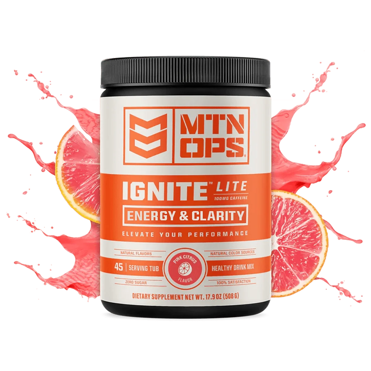IGNITE LITE - Pink Citrus / Tub - 45 Servings