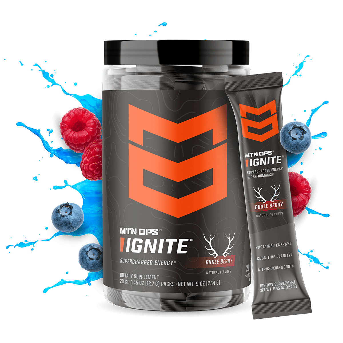 IGNITE - Bugle Berry / Trail Packs - 20 Packs