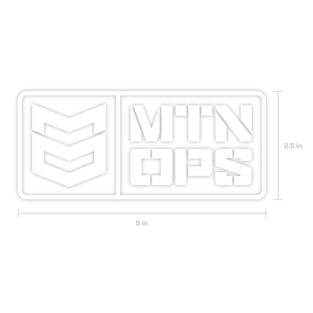 KILO DECAL - White