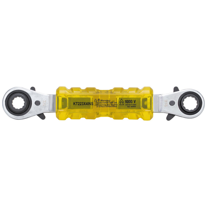 Load image into Gallery viewer, Lineman&#39;s Insulating 4-in-1 Box Wrench
