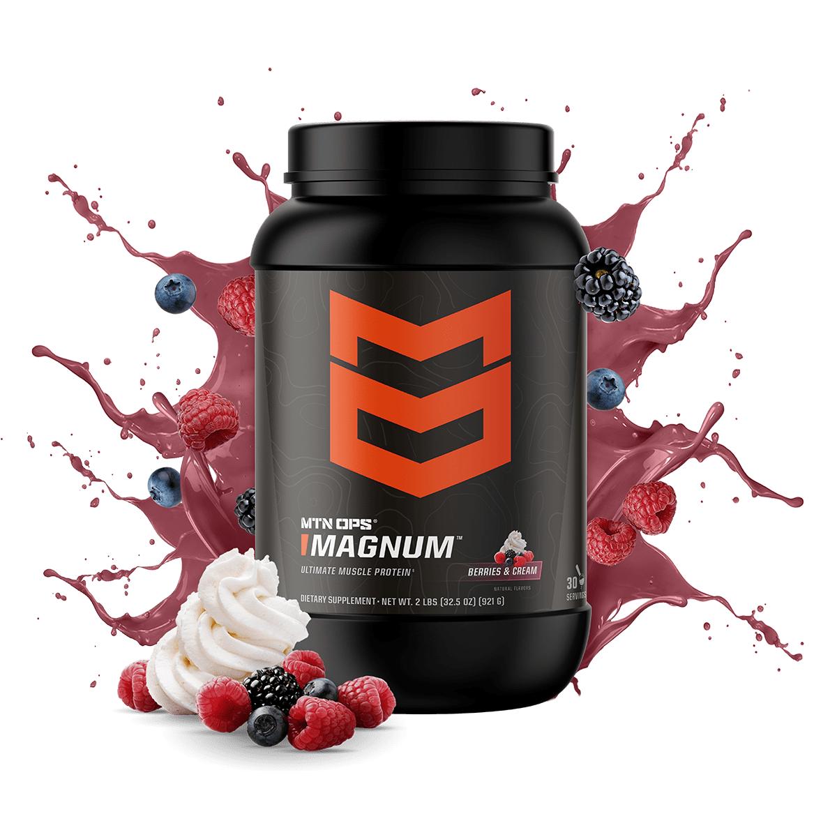 MAGNUM - Berries and Cream / Tub - 30 Servings