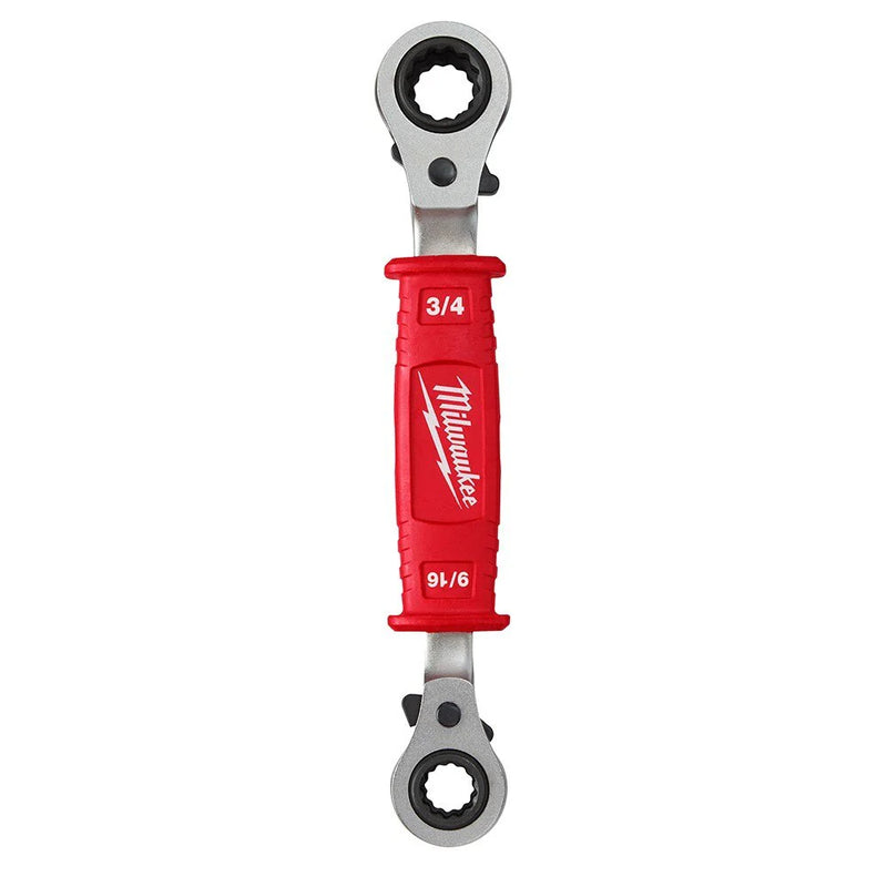 Load image into Gallery viewer, Lineman’s 4in1 Insulated Ratcheting Box Wrench
