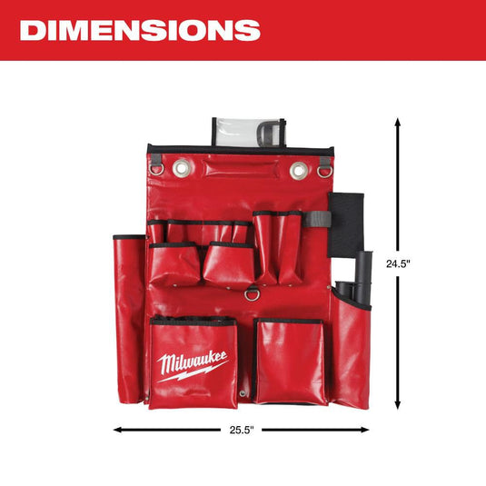 18-Pocket Puncture Resistant Aerial Tool Apron