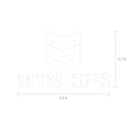 MTN OPS VINYL DECAL - White