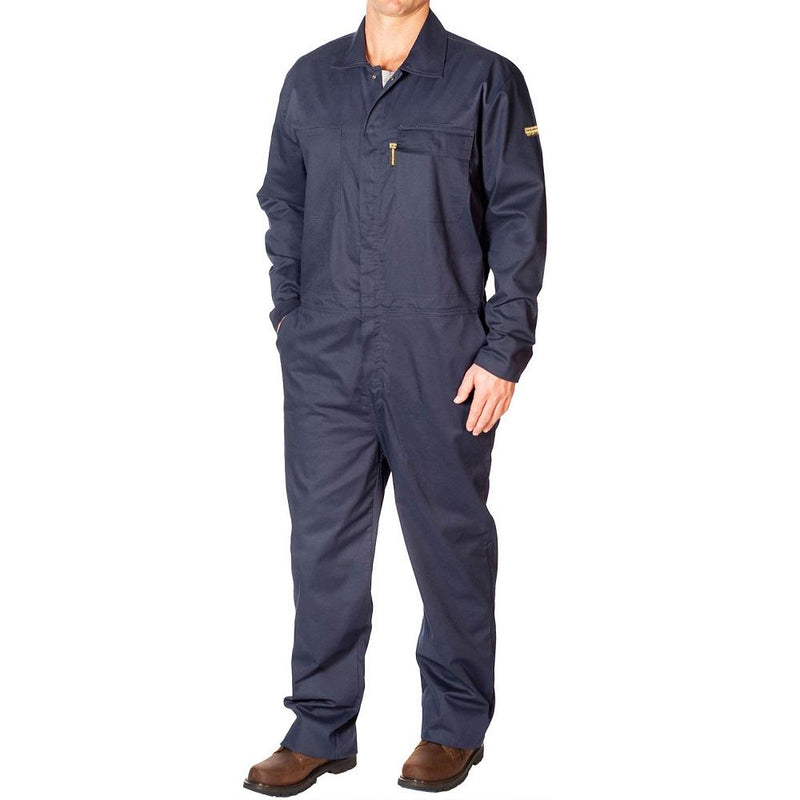 Load image into Gallery viewer, Flame Resistant Featherweight Navy Coveralls
