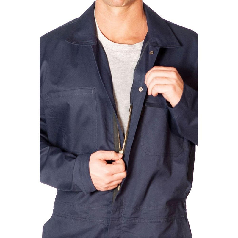 Load image into Gallery viewer, Flame Resistant Featherweight Navy Coveralls
