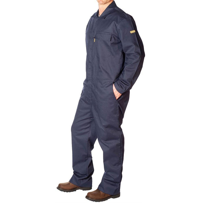 Load image into Gallery viewer, Flame Resistant Featherweight Navy Coveralls
