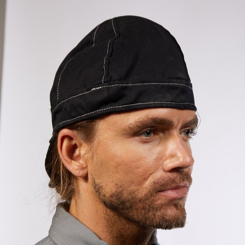 Load image into Gallery viewer, Rasco Black Welding Cap, 6 Panel, Low Crown, Reversible MAIN
