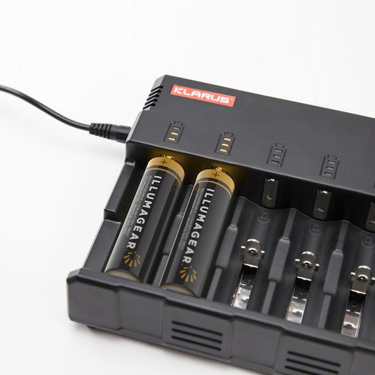 Halo 8-bay Universal Battery Charger - (KLGC-01B-01)