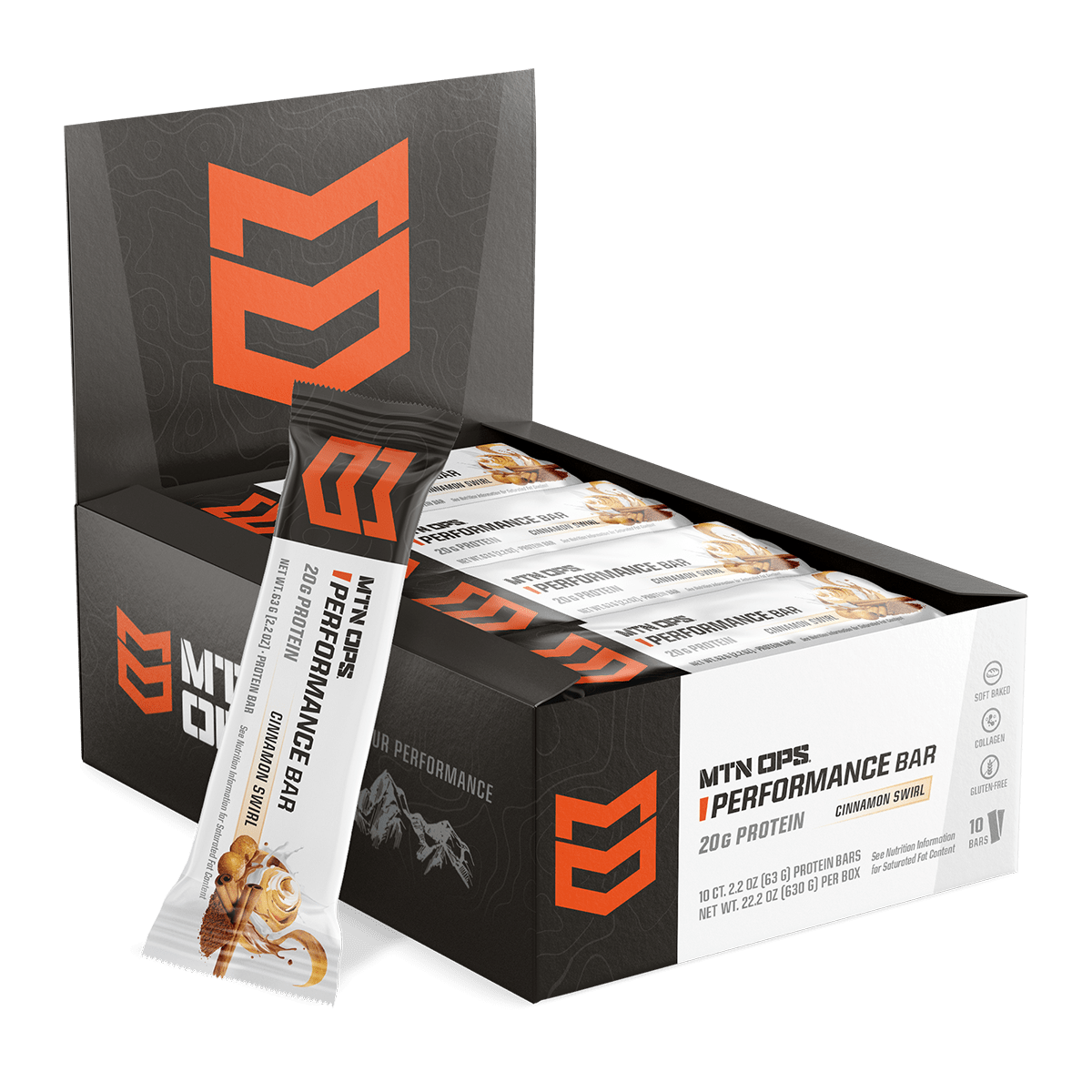 PERFORMANCE BARS - Frosted Cinnamon Swirl