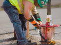 Pole Twister utility pole removal tool in use - view 2