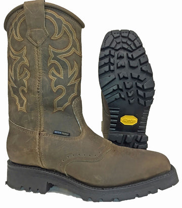12" Rancher Plain Toe Line Boot