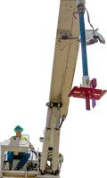 Pole Twister utility pole removal tool in use
