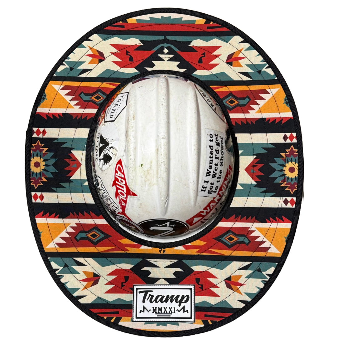 Red Pendleton Hard Hat Sun Shade