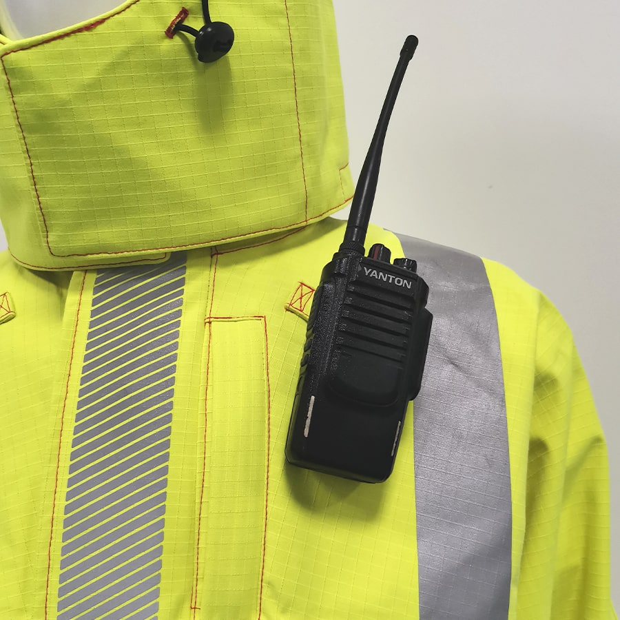 EXTREME GORE-TEX PYRAD® CAT 3 FR/ARC Rated Breathable High Visibility Rainwear Bomber Jacket Yellow/Black