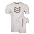 STACKED TEE - Sand / XXL