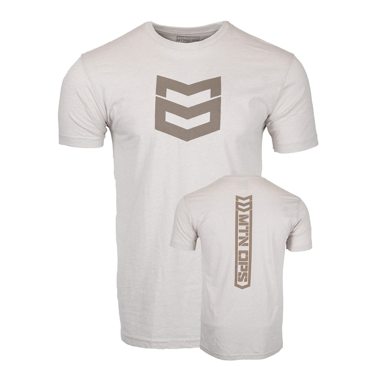 STACKED TEE - Sand / XXL